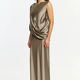 Acler Yaluma Maxi Dress | Walnut (PRE-ORDER)