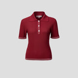Viktoria & Woods Masquerade Polo | Deep Red