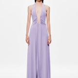 Misha Jennifer Cupro Maxi Dress | Lilac
