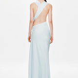 Misha The Harlow Satin Dress | Ice Blue (PRE-ORDER)