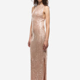 THE NICOLETTE LACE SEQUIN DRESS