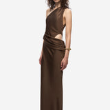 THE ISADORA SATIN DRESS