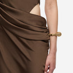 THE ISADORA SATIN DRESS