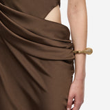 THE ISADORA SATIN DRESS