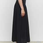 Sarah Cotton Maxi Skirt Black