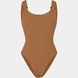 Hunza G Domino Swim | Metallic Cocoa (PRE-ORDER)
