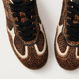 Alohas Rife Leather Sneakers | Brown Print