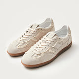 Alohas Tb.490 Leather Sneakers | Cream Crochet (PRE-ORDER)
