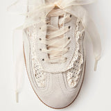 Alohas Tb.490 Leather Sneakers | Cream Crochet (PRE-ORDER)