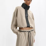 One Of Others Tove Bomber | Sage/Black