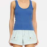 Kivari Tallulah Scoop Tank | Cobalt