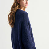 American Vintage Women's Cardigan East | Navy Melange