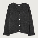 American Vintage East Knit Cardigan | Charcoal Melange