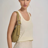 Brie Leon Everyday Croissant Bag | Olive