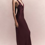 Shona Joy Elia Plunged Cross Back Maxi Dress | Shiraz