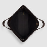 Anine Bing Elly Tote Embossed | Dark Brown