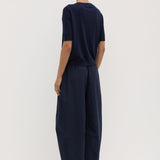 Lola Barrel Pant Navy