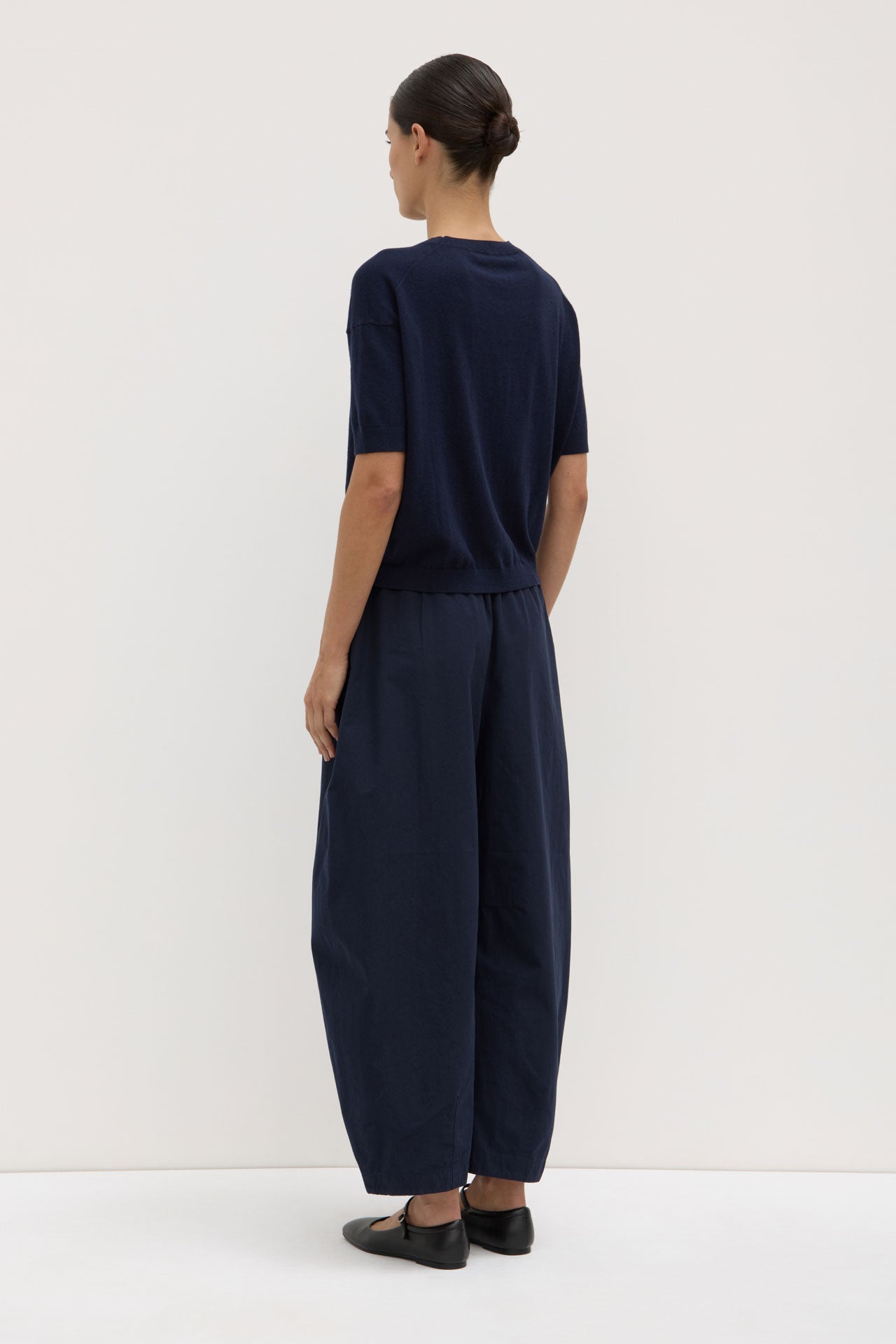 Lola Barrel Pant Navy