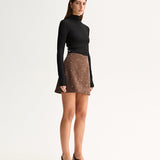 Elka Collective Avenue Mini Skirt | Mocha