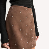 Elka Collective Avenue Mini Skirt | Mocha