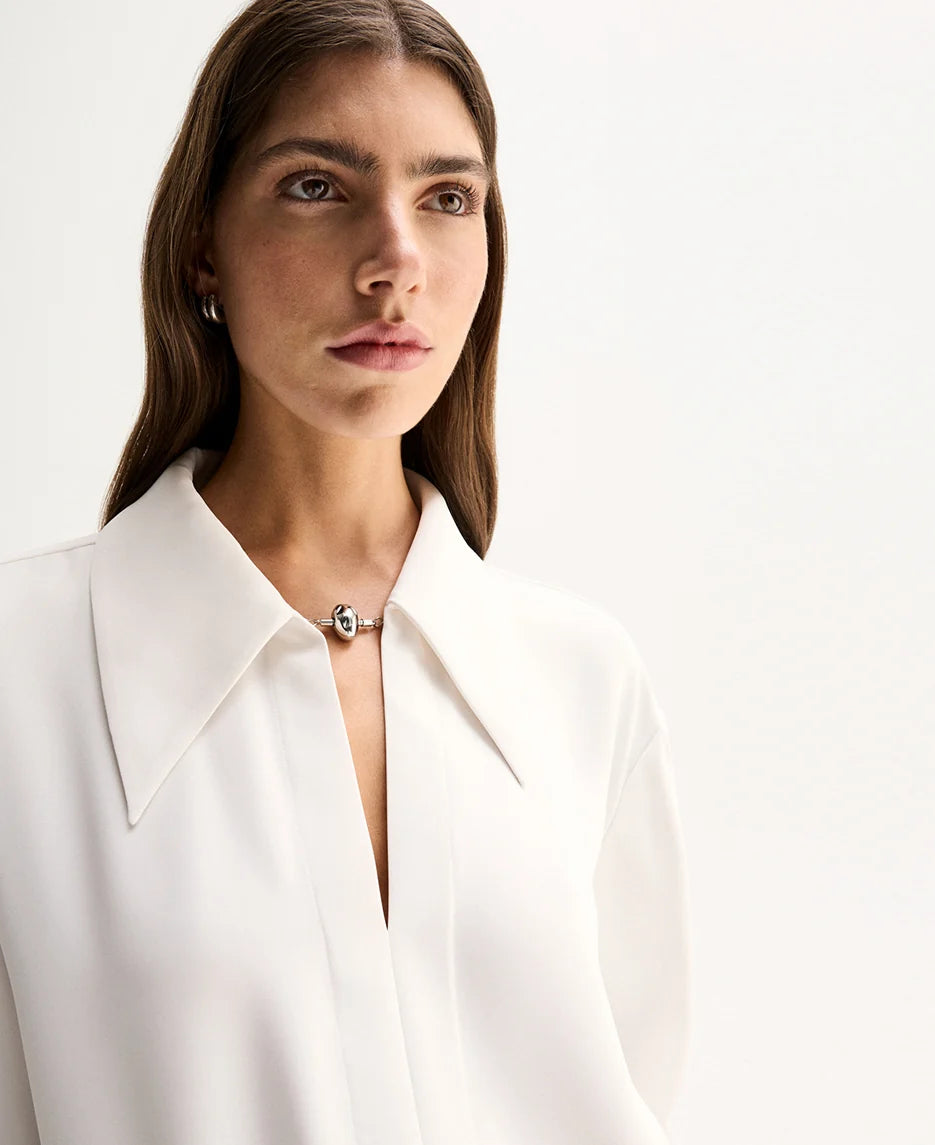 Elka Collective Millicent Shirt | Ivory