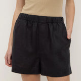 Assembly Label Everyday Linen Short | Black