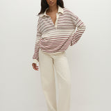 SCANDI STRIPE RED CREAM