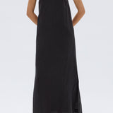 Assembly Label Farriday Asymmetric Midi Dress | Black