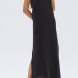 Assembly Label Farriday Asymmetric Midi Dress | Black