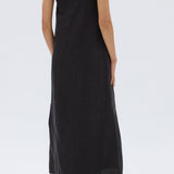 Assembly Label Farriday Asymmetric Midi Dress | Black