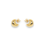 Nina Gordon Figure Hoops - Small | Gold