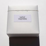 Saint Valentine Floating Stone Bracelet | Silver