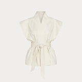 Maison Essentiele Kimono Top | Cream (PRE-ORDER)