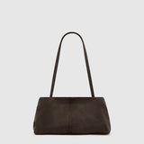 St Agni Suede Origami Tote | Coffee