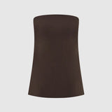 St Agni Strapless Rouleau Tie Top | Bark