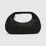 St Agni Lattice Weave Bon Bon Bag | Black