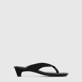 St Agni Suede Opanka Heel | Black (PRE-ORDER)