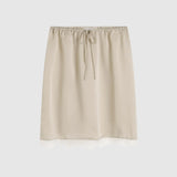 St Agni Fine Lace Skirt | Stone