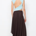 CONNI ASYM MIDI DRESS