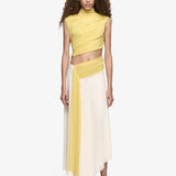Bec + Bridge Conni Twist Maxi Dress | Dusty Citron/ Buttercream (PRE-ORDER)