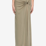 Bec + Bridge Oria Drape Skirt | Light Taupe (PRE-ORDER)
