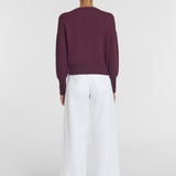 Viktoria & Woods Hart Merino Cardigan | Garnet