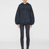 Anine Bing Harvey Sweatshirt | Dark Washed Black