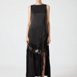 Third Form Visions Lace Frill Dress | Ebony (PRE-ORDER)