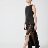 Third Form Visions Lace Frill Dress | Ebony (PRE-ORDER)