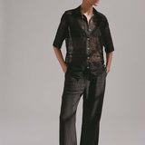 Hyde & Stone Giovanni Lace Shirt | Black