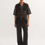 Hyde & Stone Giovanni Lace Shirt | Black