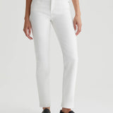 AG Saige High Rise Straight | Modern White