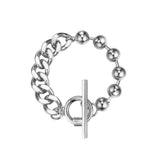 F + H Studios Syndicate Bracelet | Brass + Sterling Silver