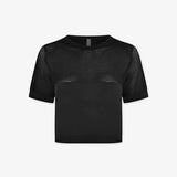 Varley Paden Cropped T Shirt | Black